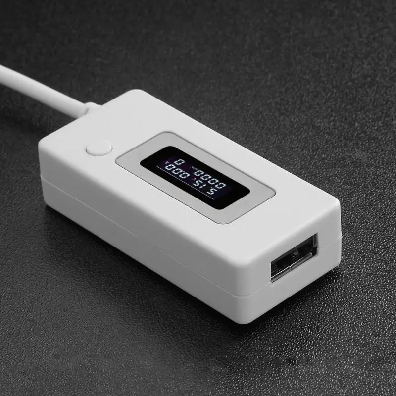 Тестер емкости аккумулятора Micro USB с ЖК дисплеем измеритель напряжения и тока для