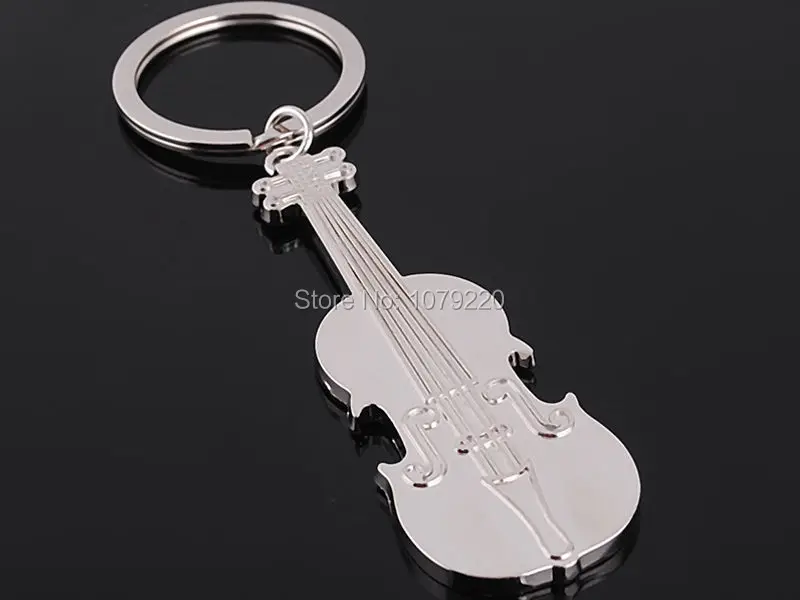 HJ Виолончель сплав Violoncello Музыкальные инструменты брелок полированный хром Классический 3D кулон брелок креативный подарок