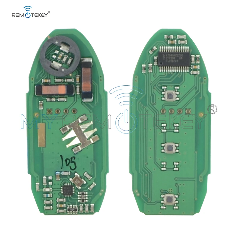 Remtekey S180144105 KR5S180144106 3 кнопки 433 МГц 4А чип для Nissan Rogue smart дистанционного ключа автомобиля