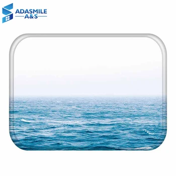 

Fashion Ocean Scenic Kitchen Carpet Soft Flannel Doormat Outdoor Absorbent Anti-slip Bath Mats Floormat for Home Decoration