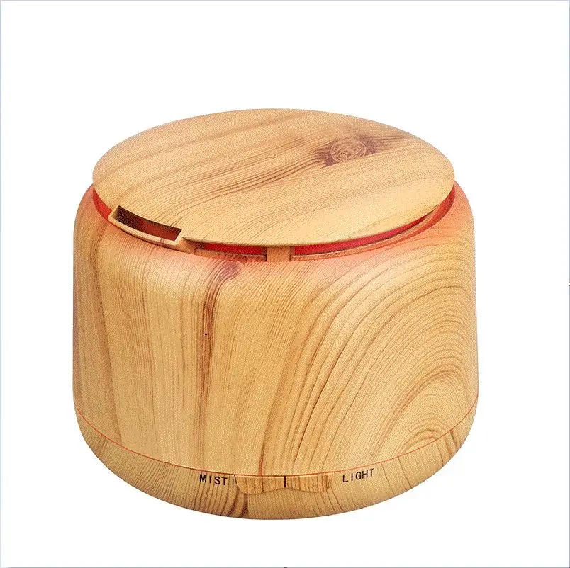 

EJOAI 300ml Aroma Essential Oil Diffuser Ultrasonic Humidifier Wooden Grain Aromatherapy Cool Mist With Color LED for Home
