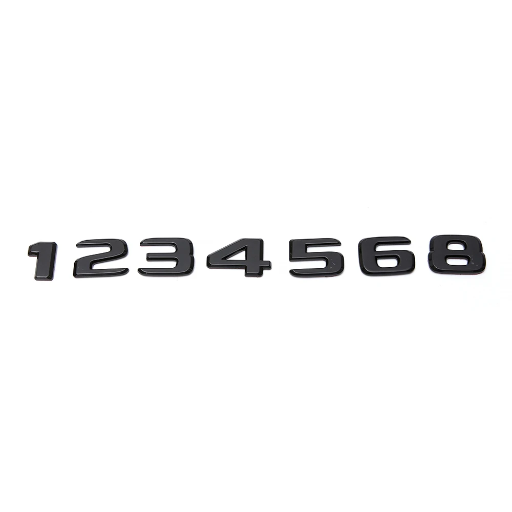 

Gloss Black Trunk Letters Number Badge Emblem Emblems for Mercedes Benz AMG 4MATIC W176 W204 W205 Coupe W212 W213