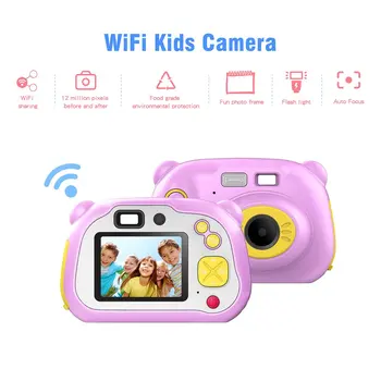 

Mini Cartoon Pig Sports Camera Wireless Wifi Transmission 1920*1080 Resolution Sports Action Camera for Sports Kids Gift