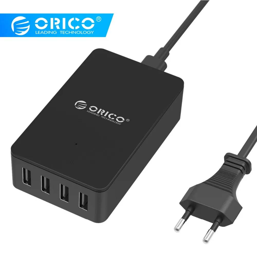 ORICO USB зарядное устройство 5V2.4A 4 порта быстрое адаптер портативное настенное для