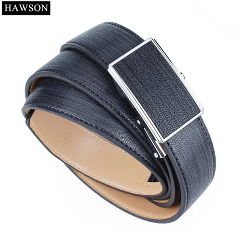 Ремень мужской из натуральной кожи с автоматической пряжкой 1 14 100 см|leather belt