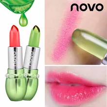 НОВО с функцией изменения цвета в зависимости от температуры губная помада с алоэ вера увлажняющий бальзам для губ естественный длительный желе губная помада BN081