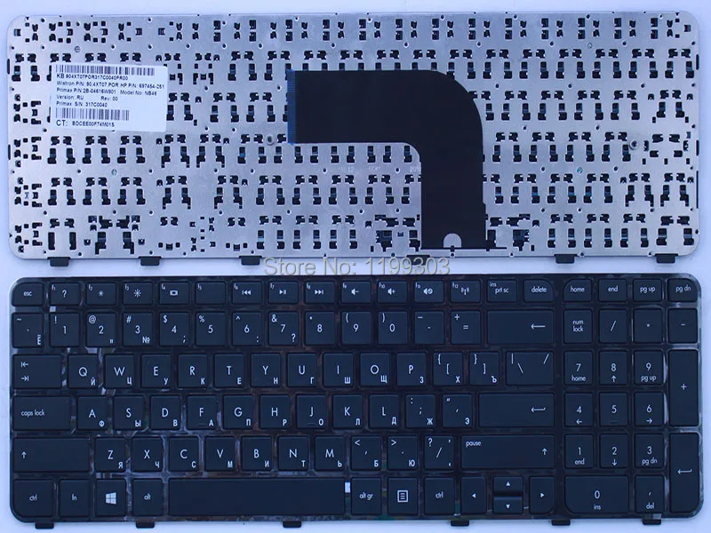 Genuine HP Pavilion dv6-7000 dv6-7100 dv6-7200 US Laptop Keyboard With Frame NEW