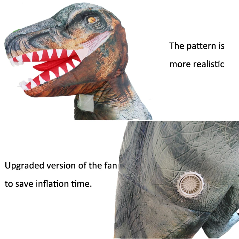 Гигантские надувные костюмы динозавра для взрослых костюм талисмана t rex на