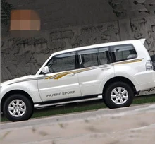 D-344 Car Modified Waist Garland Vehicle Stickers Full Body Sport Vehicle SUV Pull Flower Stickers for Mitsubishi Pajero
