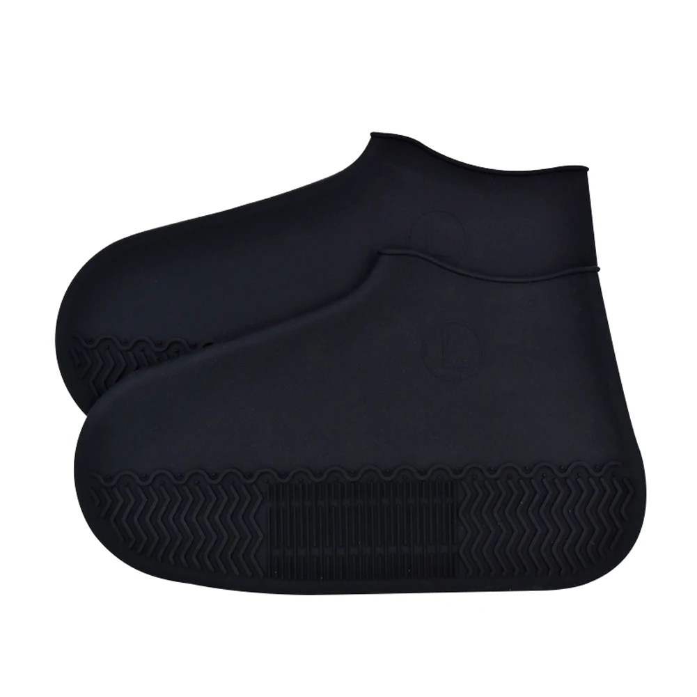 

1 Pair Wear Resistant Elastic Non Slip Thick Sole Travel Waterproof Protector Outdoor Silicone Reusable Foot Wear Shoe Cover