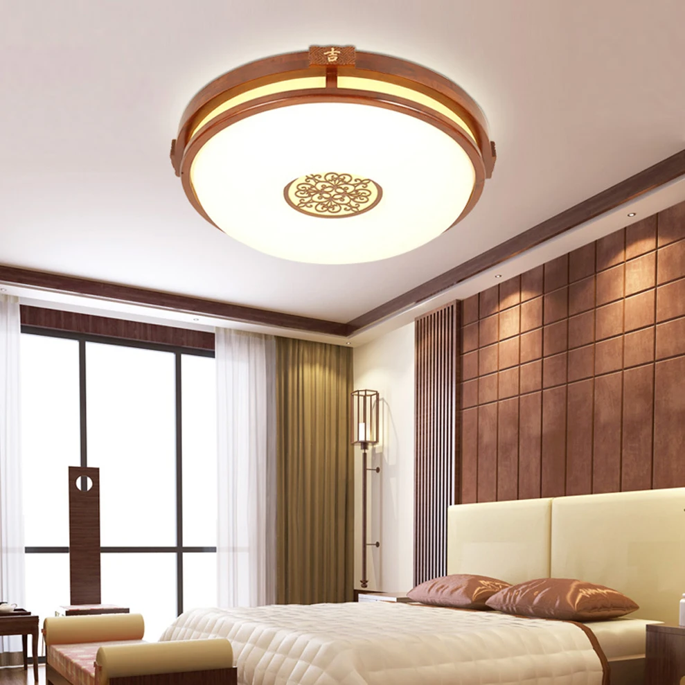 

LED Chinese Wooden Acrylic LED Lamp.LED Light.Ceiling Lights.LED Ceiling Light.Ceiling Lamp For Foyer Bedroom Dinning Room