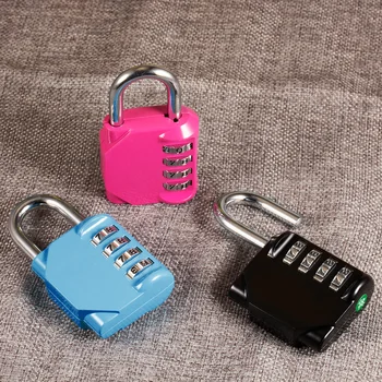 

High Quality Resettable 4 Digit Locks Waterproof Combination Password Lock For Travel Luggage Suitcase Code Padlock Customs lock
