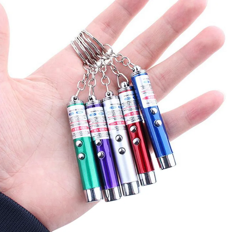 

Funny Cats Stick Fun Interactive Toy Laser Pen With Lighting Cat Toy LED Laser Pointer Cat Electronic
