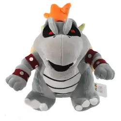 Розничная продажа 1 шт. Супер Марио серый King Bowser Koopa плюша игрушечные лошадки с тегом 12 "см 30 см Бесплатная доставка