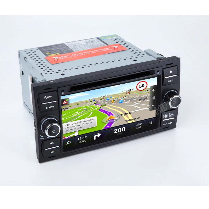 Top IPS  Android 8.0 2Din 7 Inch Car DVD Player For Ford/Focus/Mondeo/Kuga 8 Cores 4GB RAM 32G ROM 3G/4G Wifi GPS Navigation Radio 4