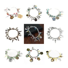 Harri Potter Combination Jewellery Silver Plated Charm Bead bracelet Pendants toy gifts harri potter quidditch golden snitch limited supply