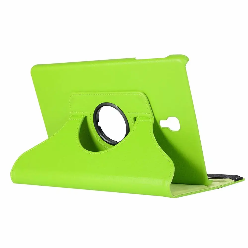 Green Кожаный смарт-чехол с поворотом на 360 градусов для samsung Galaxy Tab A A2 10,5 T590 T595 SM-T590 чехол для сна - Цвет: Green