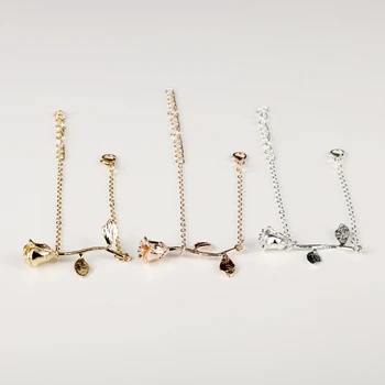 

MQCHUN Wholesale Beauty Beast Bracelet Rose Flower Women Inspired Lovers Boho Bracelet Wristband Chain Bracelet for Women Girl-2