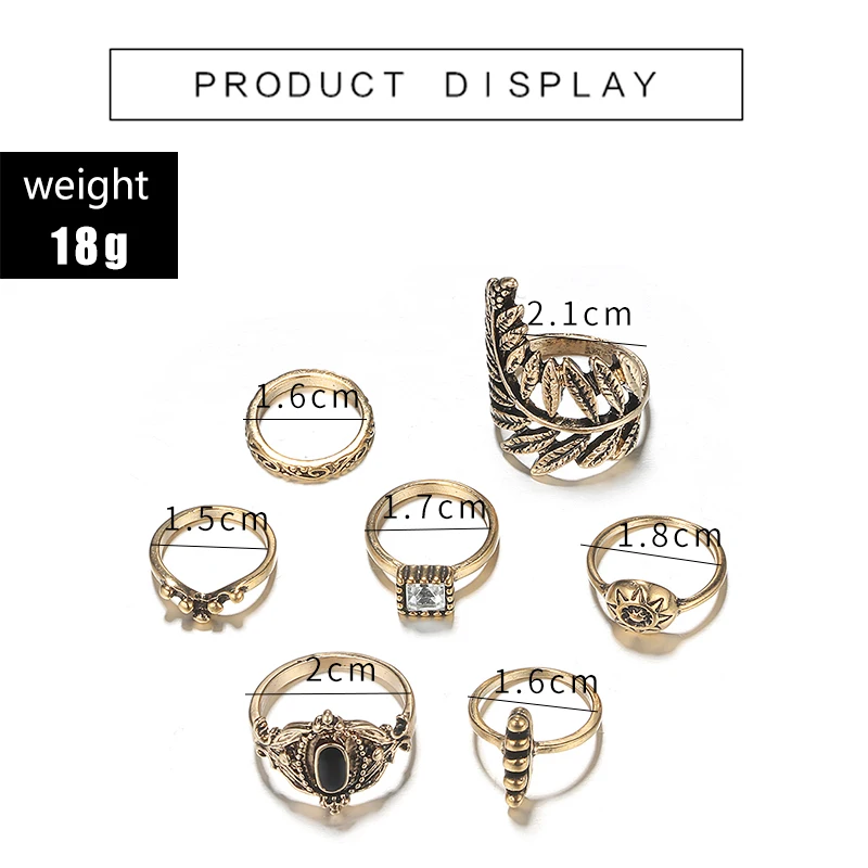 HuaTang винтажные золотые серебряные цветные кольца со стразами имитация жемчуга резьба геометрическое кольцо для женщин ювелирные изделия Anillos