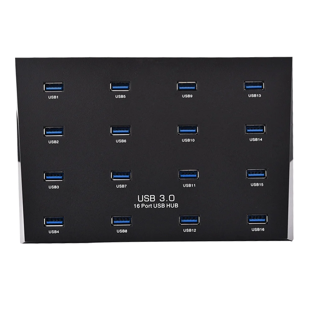 Sipolar A 163 16 port USB Hub, USB 3.0 hub Compatible with USB3.0/1.1 ...