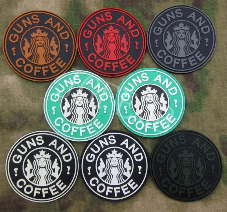 

GUN AND COFFEE Question mark Tactical Morale 3D PVC patch