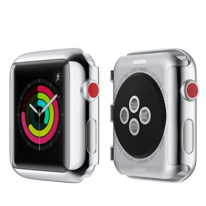 Для Apple Watch 3 Защитная пленка из термополиуретана мягкий чехол высокой четкости прозрачная ультратонкая полная крышка для Apple watch Series 3 Series 2