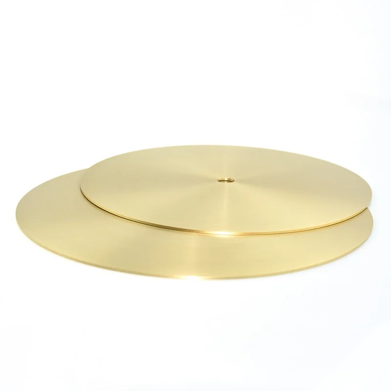 

2pcs/lot 20/30/50/60/70/90/180mm Brass Round Disk lamp base Round brass Copper Sheet Plate lighting accessories