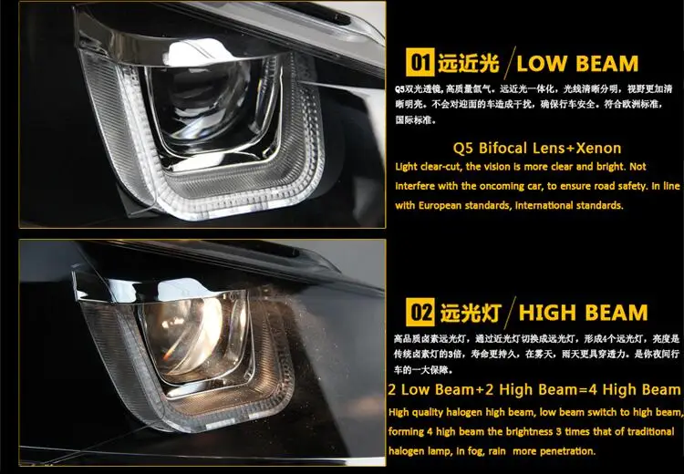 Hireno фары для 2011-2015 Volkswagen Мужские поло передних фар сборки светодиодный DRL ангел объектив двойной луч ксеноновые 2 шт