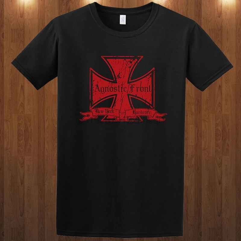 Футболка с надписью Agnostic New York Hardcore панк размеры s m l XL2XL3XL модная повседневная