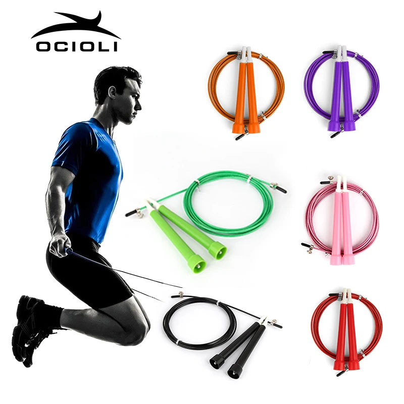 Buy Jump Skipping Ropes Cable Steel Adjustable Fast