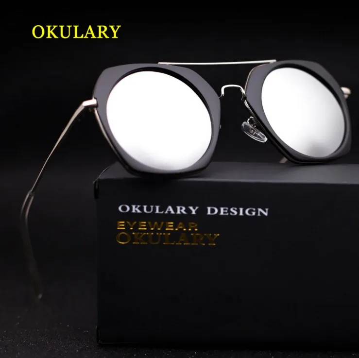 OKULARY высокое качество унисекс Ретро стиль круглые поляризованные солнцезащитные