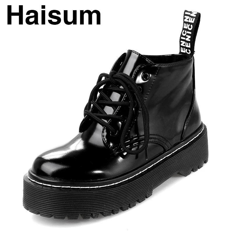 

boots round head tendon thick-soled boots women plus velvet warm women's shoes H-C86