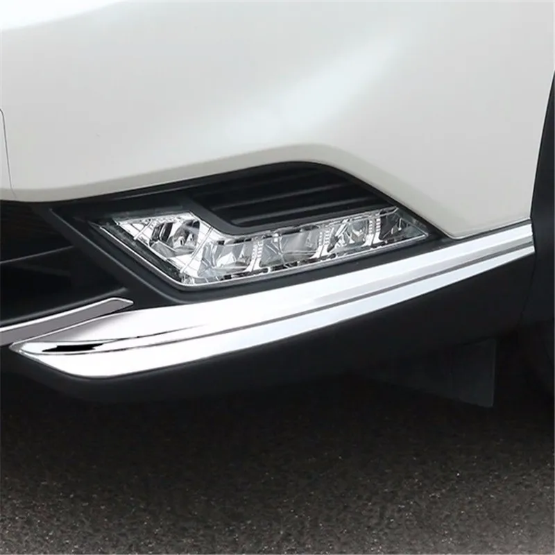 

automobile car styling accessories chromium decorative bright 2016 front corner 16 bumper modified FOR Nissan Qashqai