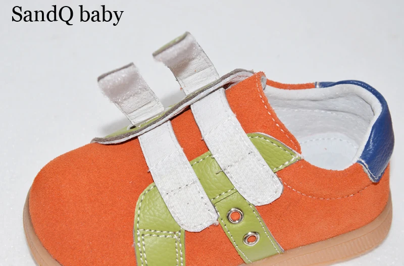 Новинка года; обувь для мальчиков; замшевая обувь оранжевого цвета на весну-осень; детская обувь на плоской подошве; chaussure zapato; SQ зеленый светильник; подходящая обувь