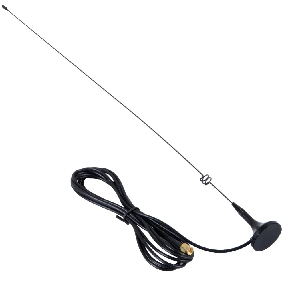 UT108 SMA Мужской автомобиль мобильный магнит антенна FHRG для Yaesu VX 1R/2R/3R/LT 6100PULS|Антенны