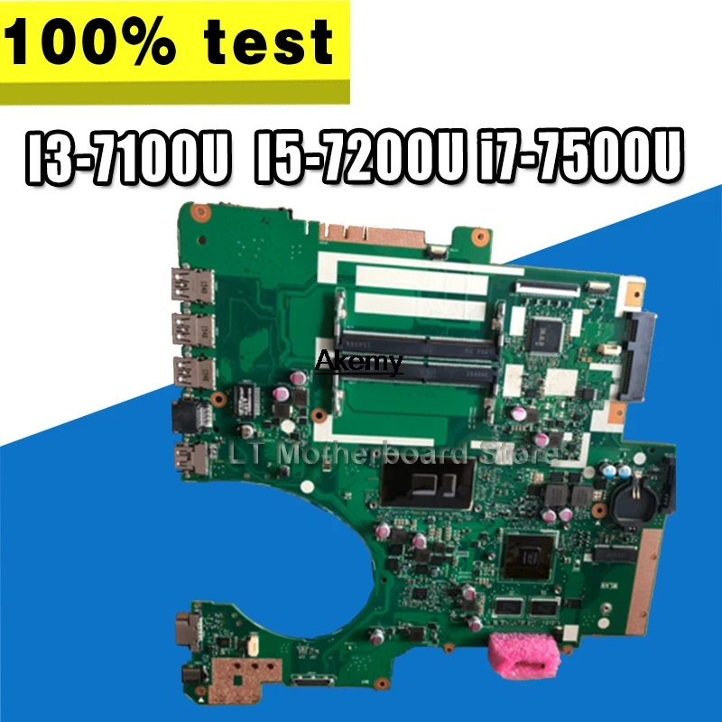  laptop Motherboard For ASUS P4540UQ P4540U P4540 Mainboard I3-7100U I5-7200U i7-7500U GT940M (V4G) 