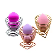 KESMALL 3 шт. Pro Макияж Красота яйцо пуховка сушильная стойка практичная губка Дисплей Стенд Многофункциональный Макияж инструмент XN189M