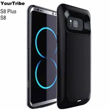 Yourtribe 5000 мАч Перезаряжаемые зарядки внешних Батарея чехол для Samsung S8 S8 плюс re Зарядное устройство Мощность Bank Обложка dropshi