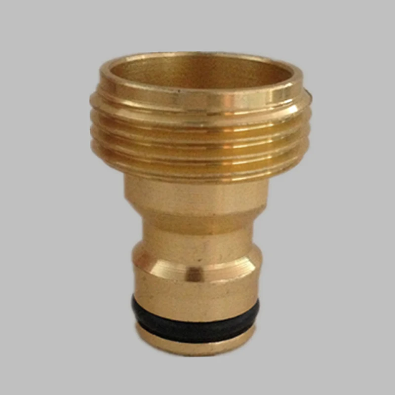 10 Type New 3/4" Threaded Brass Hose Tap Connector Garden Water Pipe Adaptor