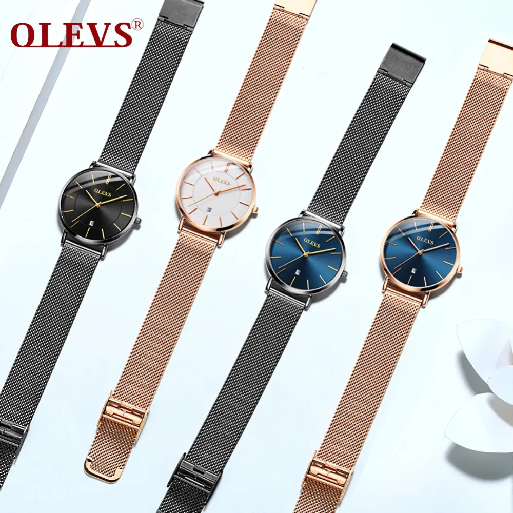 Часы мужские водонепроницаемые модные с автоматической датой montre homme