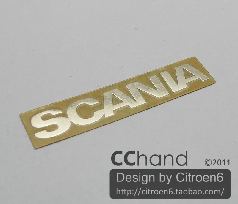 

CChand METAL FRONT GRILLE LOGO FOR TAMIYA SCANIA SEMI TRUCK 1/14 RC Car Toy