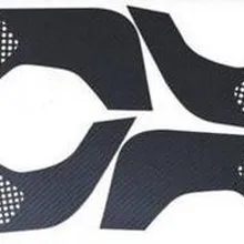 Автомобиль внутренней боковой двери Наклейка Анти-kick анти kick защитный углеродное волокно Flim Стикеры для Audi Q7 4 шт./компл