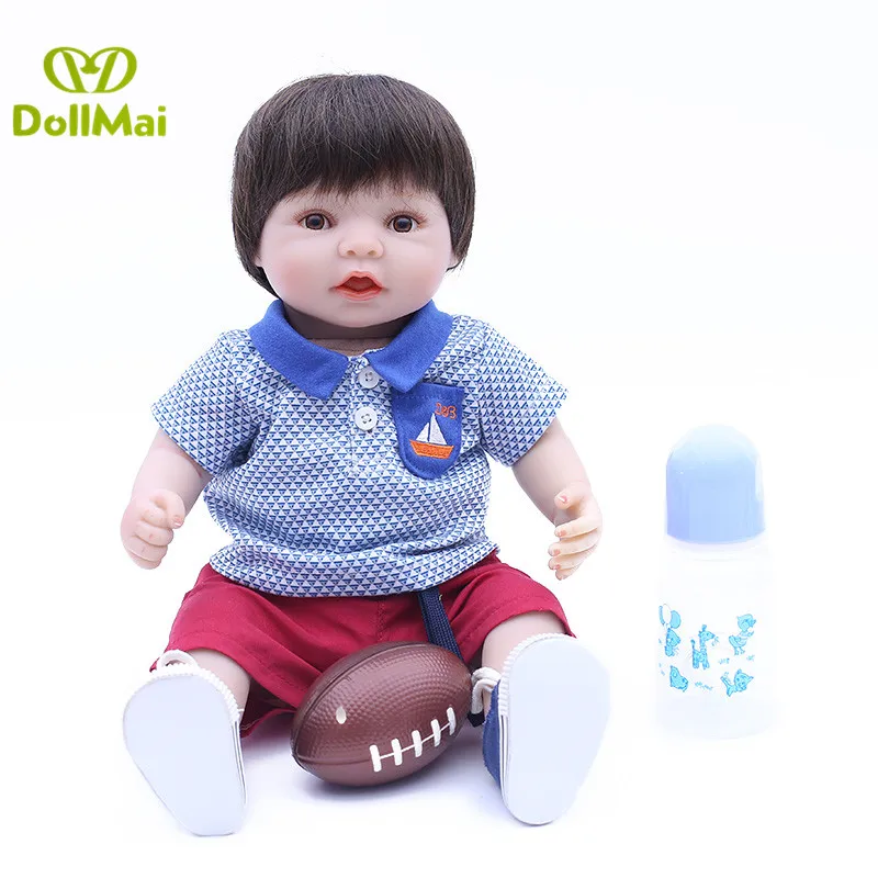 

Real Baby reborn boy dolls 40cm silicone reborn baby dolls for girls child gift toys Bebes reborn menino bonecas
