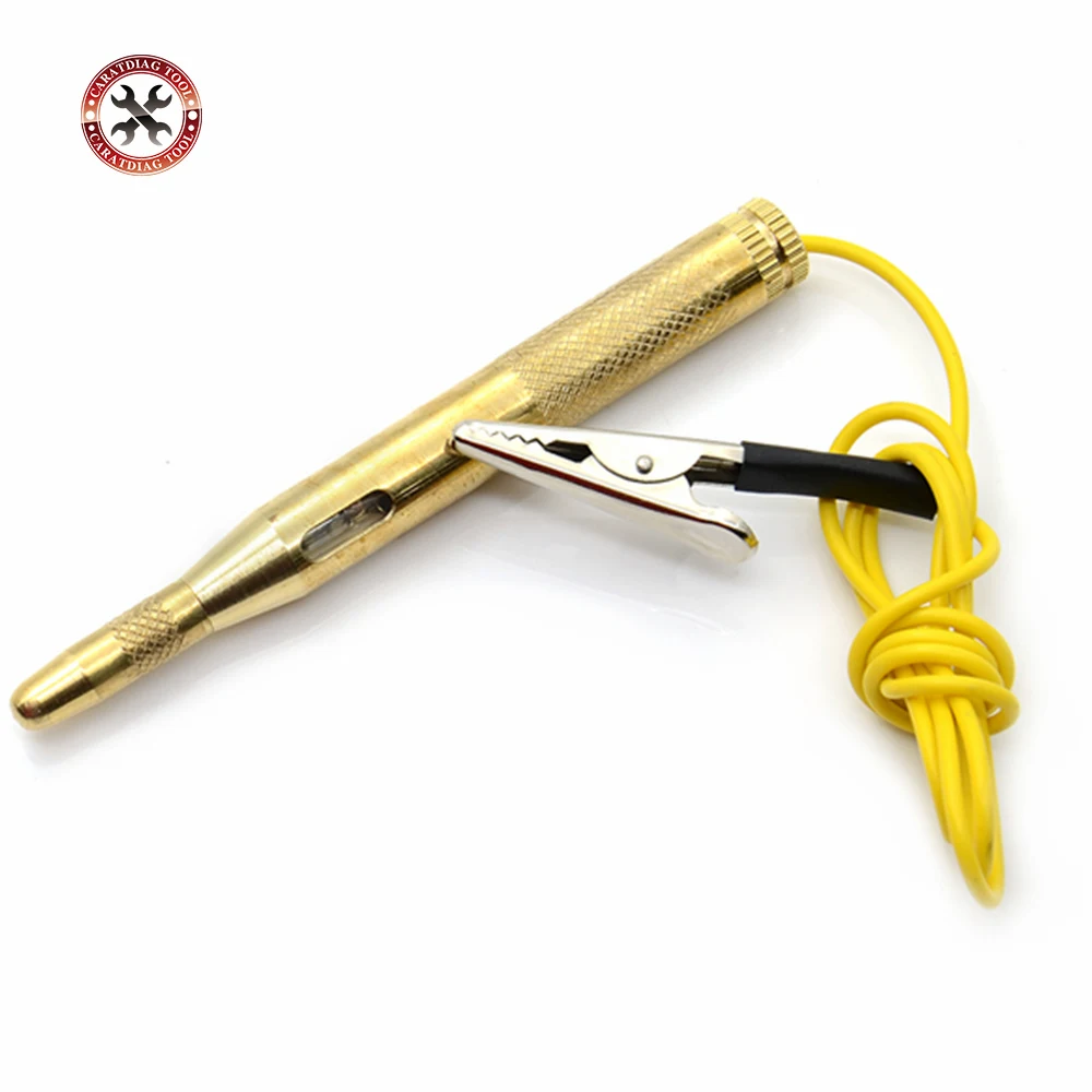 

HOT!!! Auto Car Light Circuit Tester Lamp Voltage DC 6V 12V 24V Copper Test Pen Detector Probe Light System Test Probe Lamp