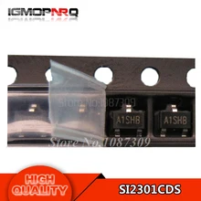 100pcs free shipping SI2301CDS SI2301BDS SI2301 A1SHB SOT23-3 MOSFET 20V 3.1A 1.6W 112 mohms @ 4.5V new original