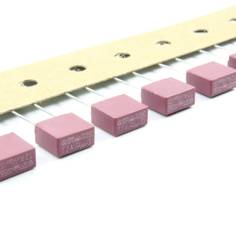 2A 250V 392 Square Plastic Fuse T2A LCD TV Power Board Commonly Slow