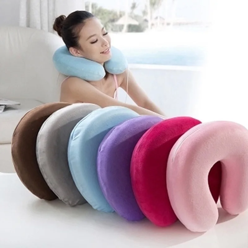 Buy comfort u shaped memory foam neck pillow cervical