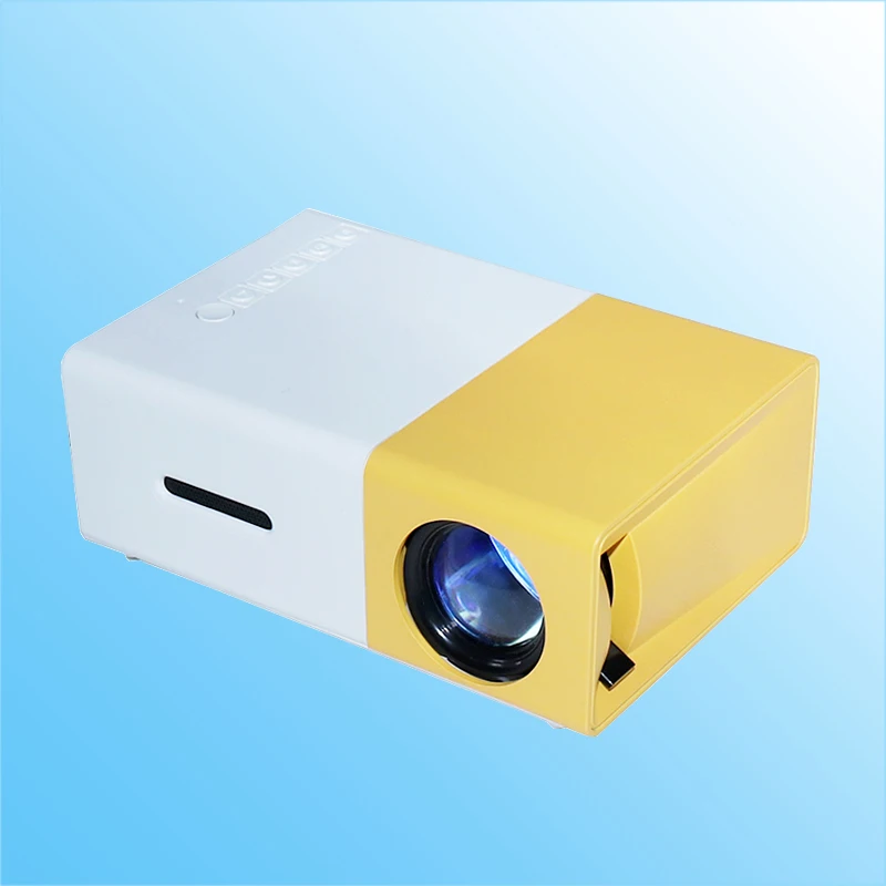 Новый YG 300 ЖК дисплей светодиодный Портативный проектор мини 400 600LM 1080 P видео 320x240
