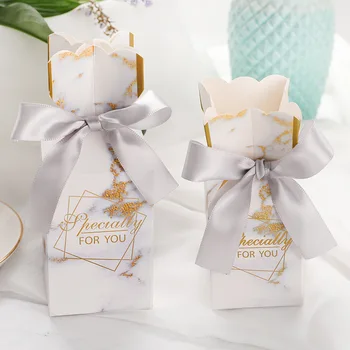 

20pcs/set Wedding Favors Gifts Box Paper Candy Box Chocolate Packaging Box Party Supplies Decorations Bomboniera Giveaways Box