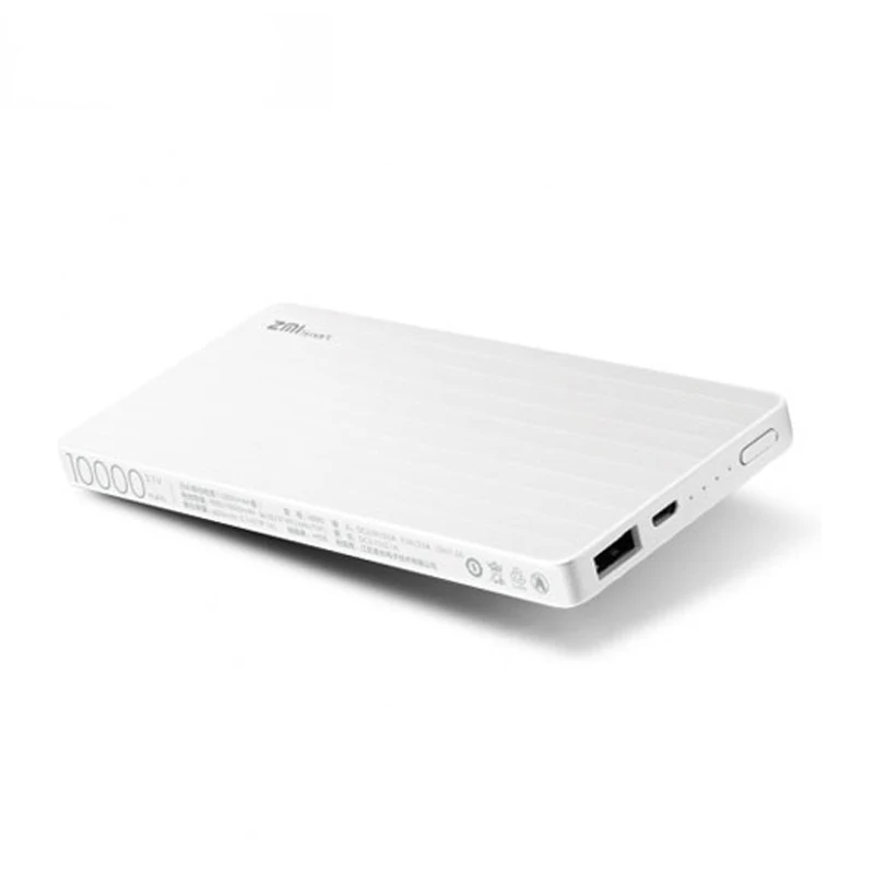 Новый внешний аккумулятор ZMI 10000 mAh HB810 5 1 V/2.1A для быстрой зарядки iPhone samsung|powerbank for